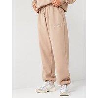 Peach Fit Womens Positive Energy Oversized Jogger - Light Brown