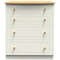 Swift Harrogate Ready Assembled 4 Drawer Deep Chest