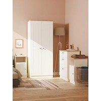 Swift Tivoli Ready Assembled 4 Piece Set - 2X Bedside Chests, 2 Door Wardrobe And 3 Drawer Chest