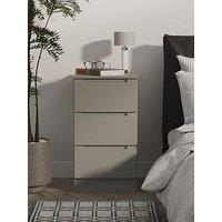 Swift Florence Ready Assembled 3 Drawer Bedside Chest