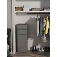 Swift Florence Ready Assembled 5 Drawer Tall Boy