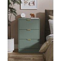 Swift Nevada Ready Assembled 3 Drawer Bedside Chest