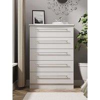 Swift Oxford Ready Assembled 5 Drawer Chest