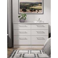 Swift Oxford Ready Assembled 6 Drawer Wide Chest