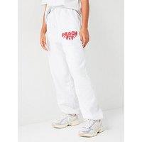 Peach Fit Womens Cosy Dept Oversized Jogger - Light Grey