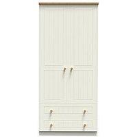 Swift Harrogate Ready Assembled 2 Door, 2 Drawer Wardrobe