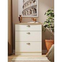 Swift Tivoli Ready Assembled 3 Drawer Deep Chest