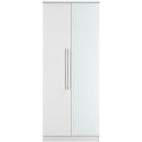 Swift Oxford Ready Assembled 2 Door Mirrored Wardrobe