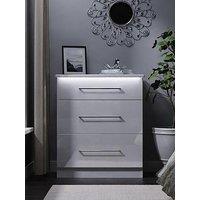 Swift Vegas Ready Assembled 3 Drawer Deep Chest