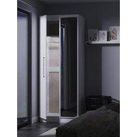 Swift Vegas Ready Assembled Tall 2 Door Mirrored Wardrobe