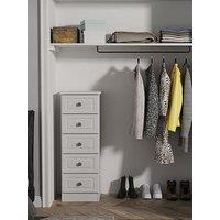 Swift Cambridge Ready Assembled 5 Drawer Tallboy