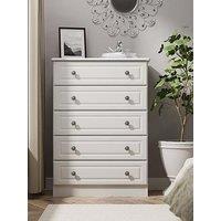 Swift Cambridge Ready Assembled 5 Drawer Chest