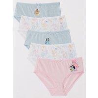 Bluey Girls Bluey 5 Pack Knickers - Multi