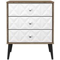 Swift Valencia Ready Assembled 3 Drawer Midi Sideboard