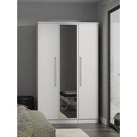 Swift Oxford Part Assembled 3 Door Wardrobe