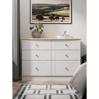 Swift Sydney Ready Assembled 6 Drawer Midi Chest