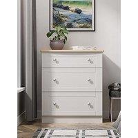 Swift Sydney Ready Assembled 3 Drawer Deep Chest