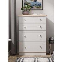 Swift Sydney Ready Assembled 4 Drawer Deep Chest