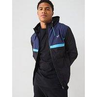 Okami Mens Primary Lightweight Jacket - Black/Blue