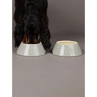 Scruffs Icon 2-Piece Long Eared Bowl Set - Light Grey