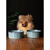 Scruffs Reactive 2Pc Bowl Set - Pinstripe 13Cm