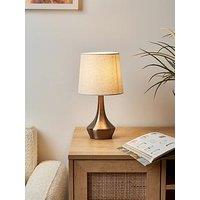 Very Home Small Metal Bedside Table Lamp