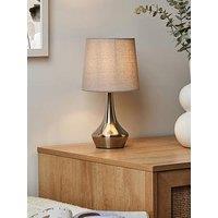 Very Home Small Metal Bedside Table Lamp