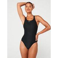 Nike Solid Fastback One Piece Swimsuit - Black