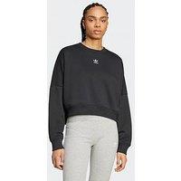 Adidas Originals Womens Essentials Crew Fleece - Black