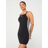 Adidas Originals Women'S 3 Stripe Mini Dress - Black