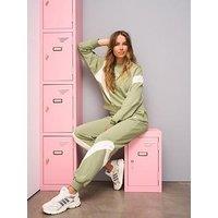 Adidas Sportswear Womens Laziday Tracksuit - Green/White