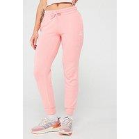 Adidas Sportswear Womens Linear French Terry Cuffed Pant - Pink