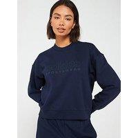 Adidas Sportswear Womens All Szn Graphic Crew Sweat - Navy