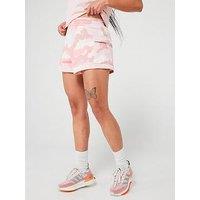 Adidas Sportswear Womens Camo Cargo Short - Pink