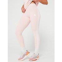 Adidas Sportswear Womens Future Icons 3 Stripe Leggings - Pink