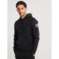 Gym + Coffee Mens Training Chill Hoodie - Black