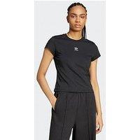 Adidas Originals Womens Essentials Slim T-Shirt - Black