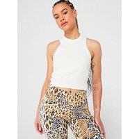 Adidas Sportswear Womens Lounge Rib Top - Off White