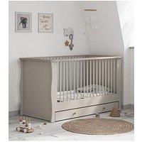Little Acorns Celeste Cot Bed - Cashmere / Grey Ash