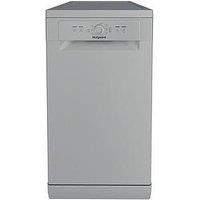 Hotpoint Slimline Hf9E1B19Suk Freestanding Dishwasher - Silver