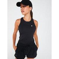 Gym + Coffee Women'S Training Relentless Racerback Tank - Black