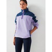 Gym + Coffee Women'S Training Fleck Hoodie - Lilac