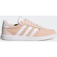 Adidas Sportswear Women'S Breaknet Sleek Suede Trainer - Light Pink
