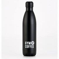 Gym + Coffee Unisex Water Bottle 750Ml - Black