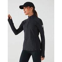 Gym + Coffee Women'S Training Relentless 1/4 Zip - Black