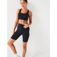 Gym + Coffee Women'S Training Aurora Bra - Black