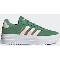 Adidas Sportswear Women'S Vl Court Bold Trainers - Light Green