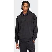 Adidas Sportswear Mens All Season Fleece Hoodie - Black