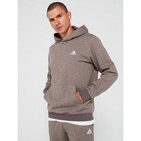 Adidas Sportswear Mens Melange Hoodie - Grey