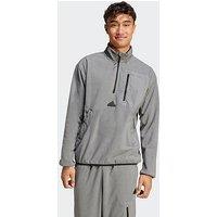 Adidas Sportswear Mens City Escape Half Zip - Grey
